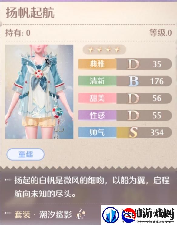 无限暖暖潮汐鲨影服装图鉴